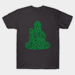 Zen Maze Meditation by Tobe Fonseca T-Shirt